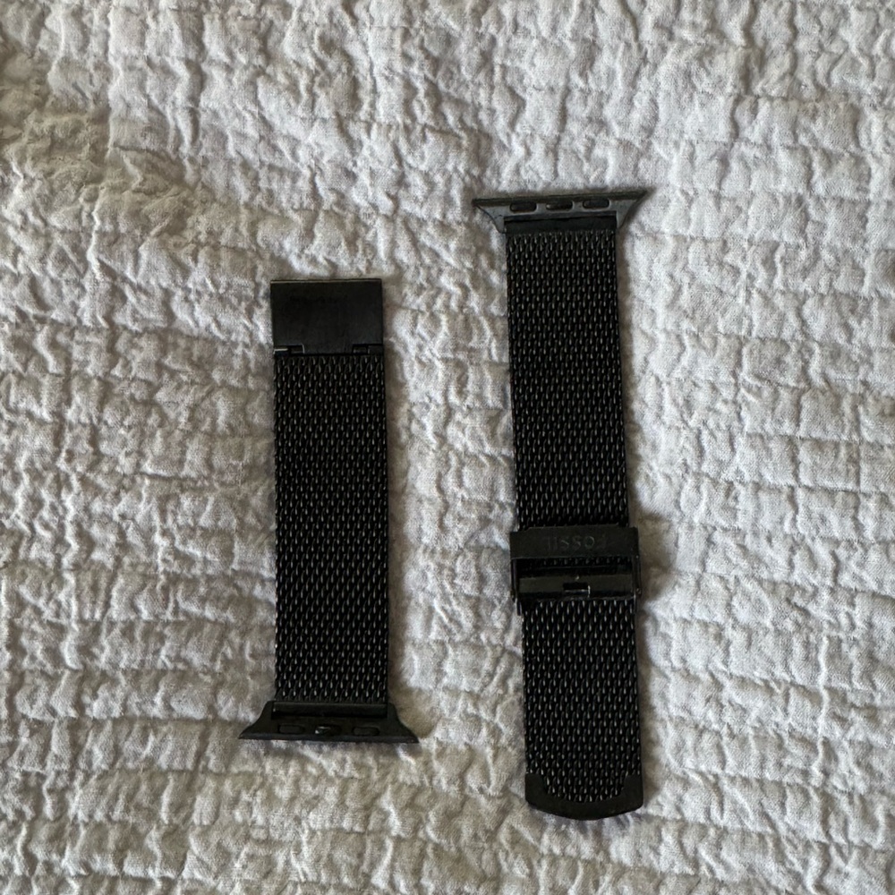 New Fossil Stainless Steel Apple Watch Band